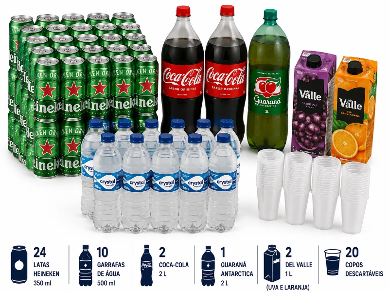 Kit Bebidas a Bordo