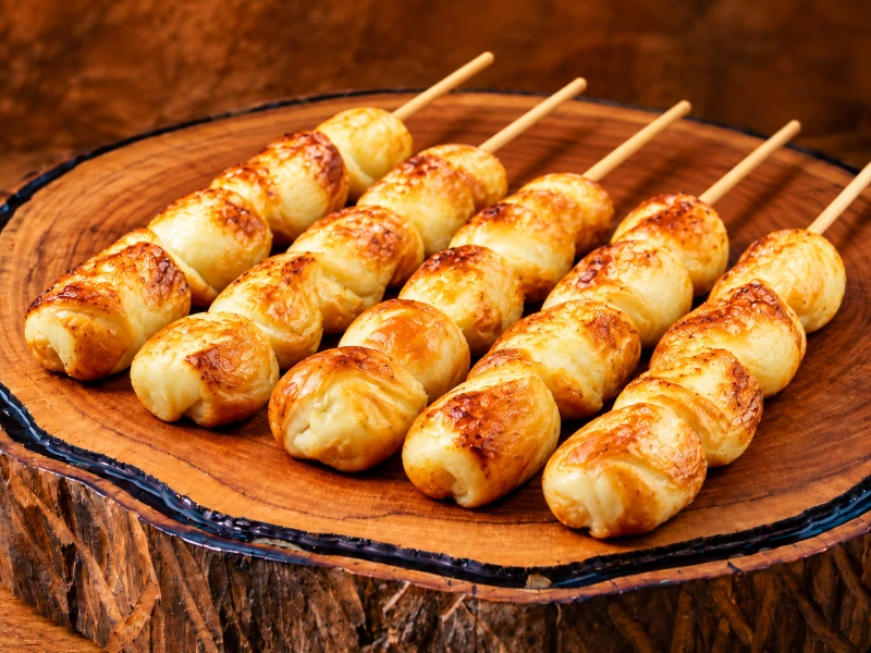 Espeto de Queijo Defumado