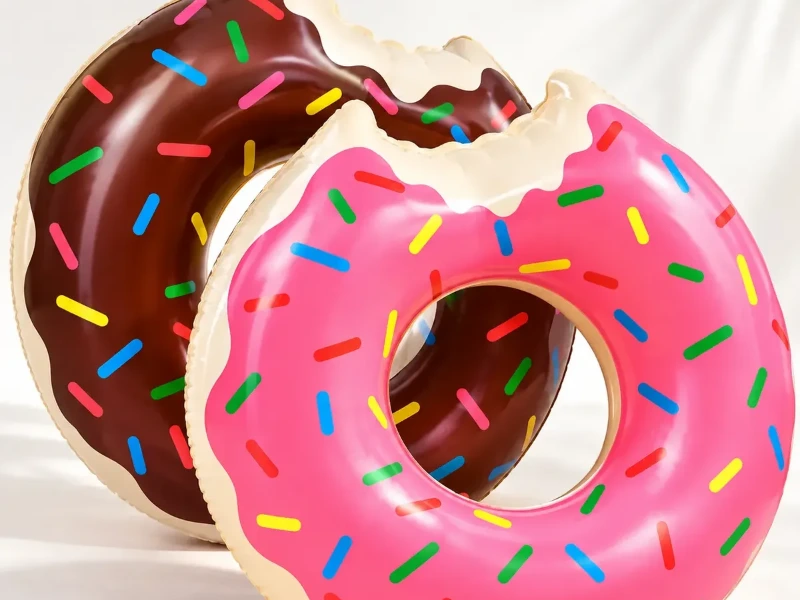 Kit 2 boias donuts